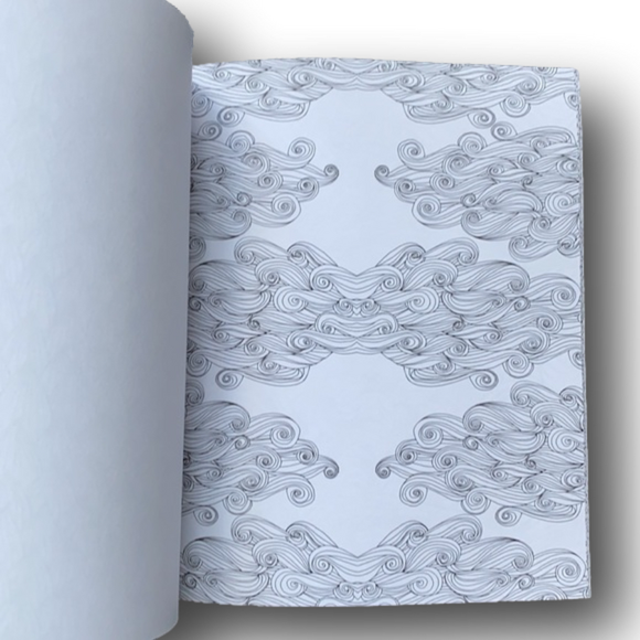 Stress Less Adult Coloring Book - Peaceful Patterns - Brand New - Picture 9 of 16